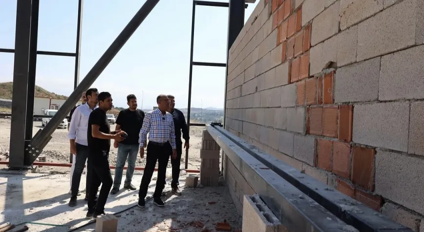 Antakya’da Yeni Nikah Salonu İnşaatında İnceleme