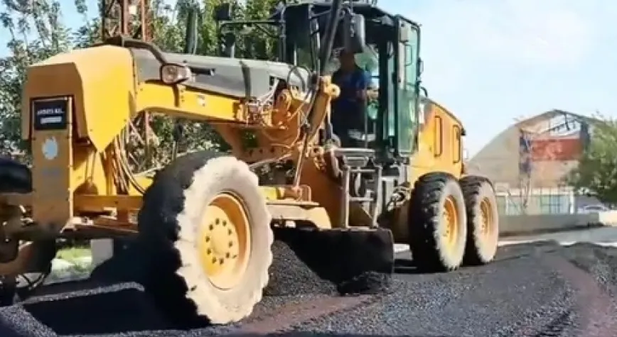 Antakya’da yollar asfaltlanıyor