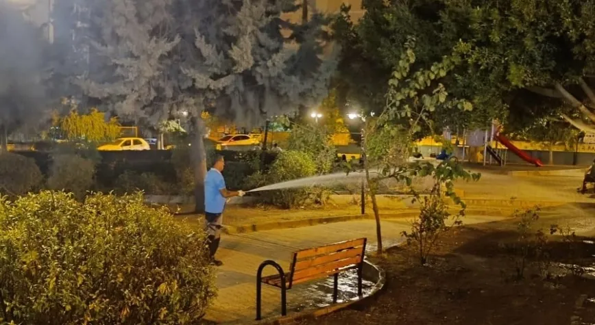 Antakya’daki parklar bakımda