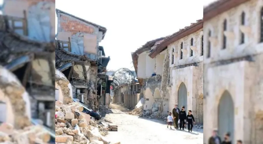 Antakya’nın Tarihi Simgesi Kurşunlu Han Ayağa Kalkıyor