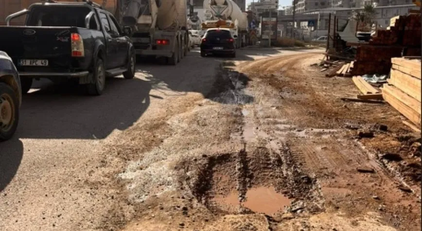 Antakya’nın yolları rezalet durumda