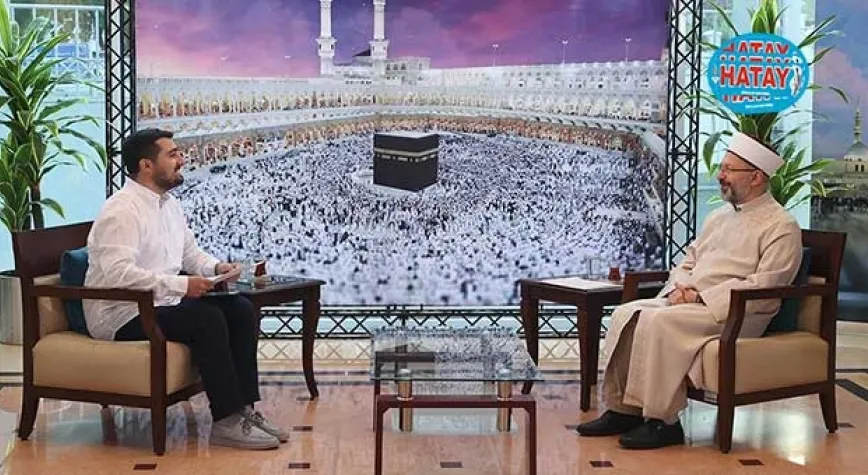 Arafat’ta sahra hastanesi kuruyoruz
