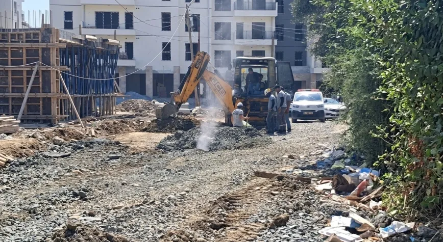 Armutlu’da Kazı Çalışmasında Doğal Gaz Tehlikesi