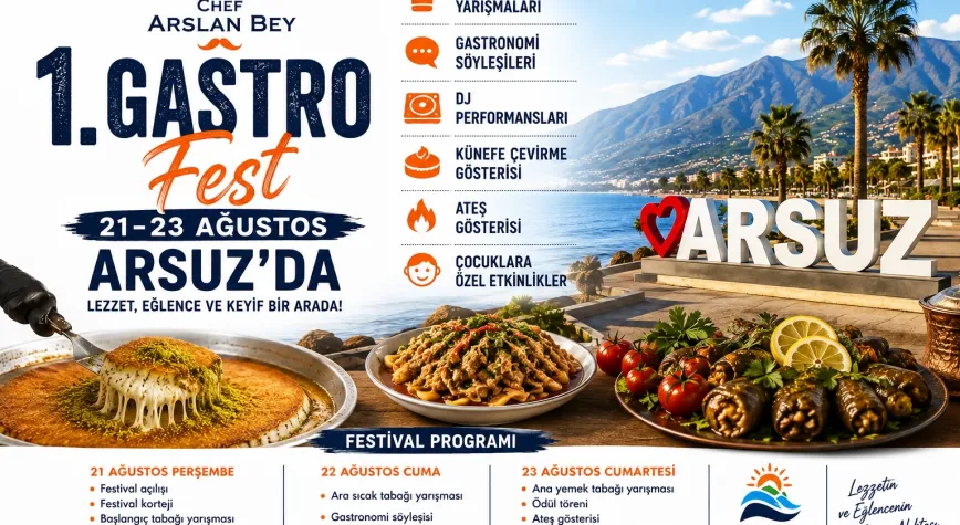 Arsuz, Ağustos'ta Gastronomi Şölenine Ev Sahipliği Yapacak