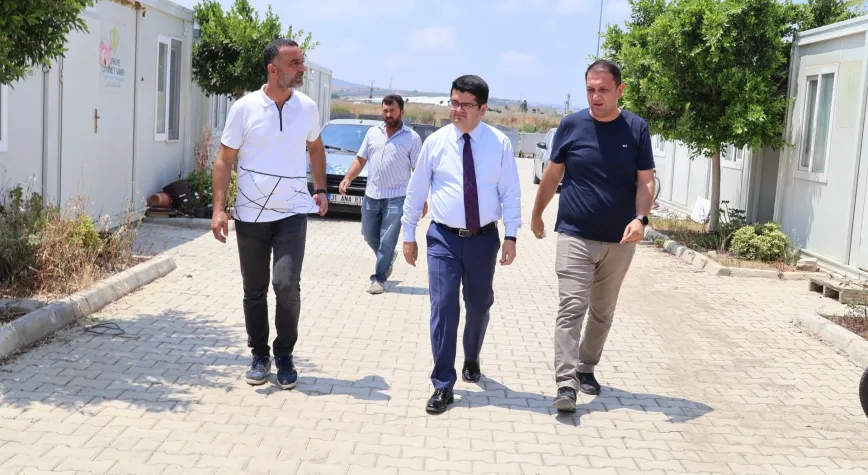 Arsuz'da Konteyner Kent Tahliye Süreci Masaya Yatırıldı