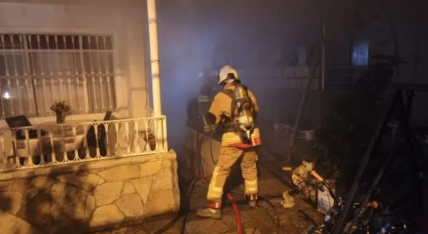 Arsuz’da Ev Yangını