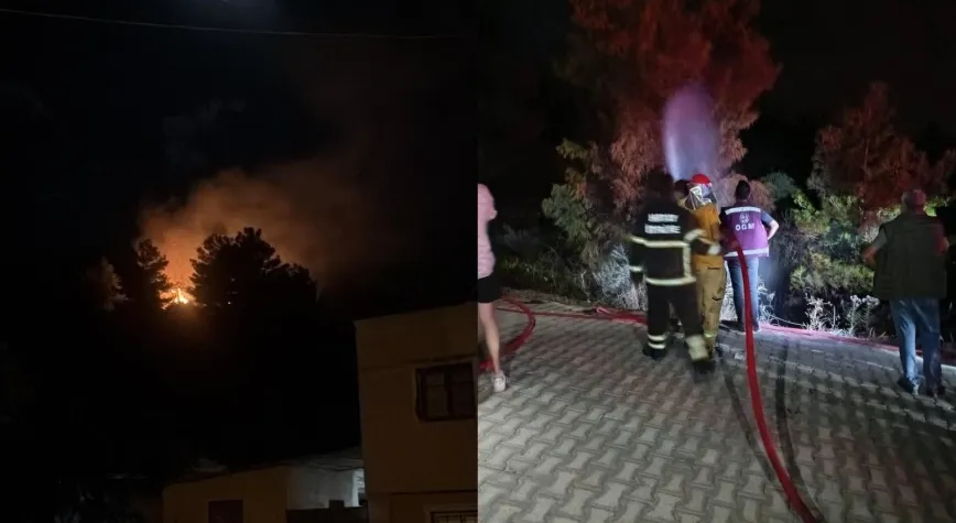 Arsuz’da Havai Fişek Yangını