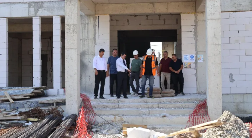 Arsuz’da İki Yeni Anaokulunda Çalışmalar Sürüyor