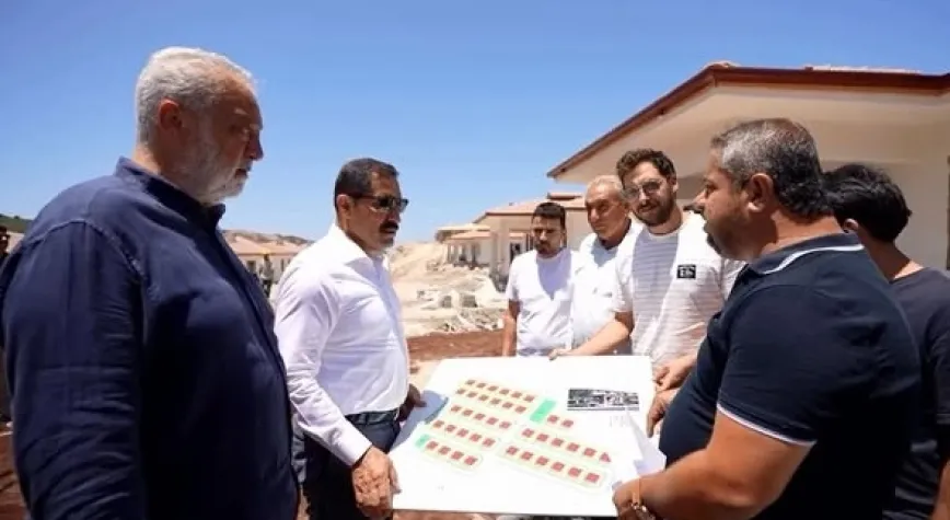 Arsuz’da Kırsal Afet Konutları Yapılıyor