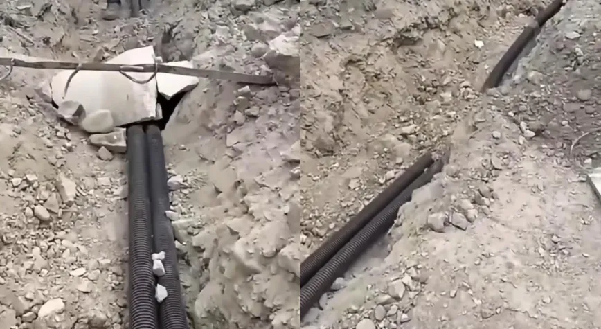 Arsuz’da Yeni Altyapı Borusu Zarar Gördü: Tepki Çekti