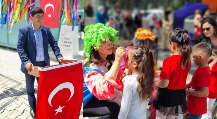 Aşağıoba İlkokulu'nda 23 Nisan Coşkusu