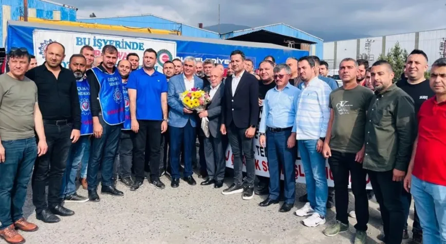 Aslan’dan Yolbulan Grev Çadırına Ziyaret