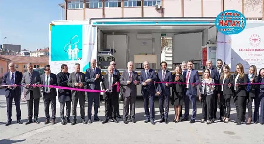 AstraZeneca Türkiye tarafından bağışlanan mobil sağlık merkezi sağlık hizmetlerine erişimde kullanılacak