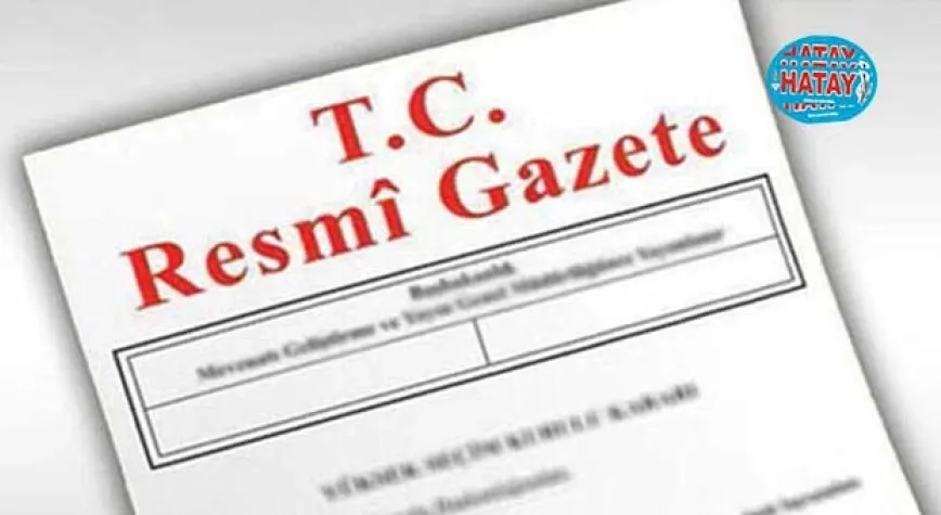 Atamalar Resmi Gazete'de