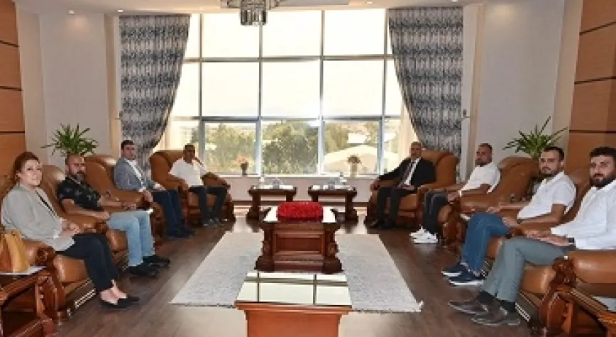 ATSO BAŞKANI ÇİNÇİN'DEN REKTÖR EREN'E ZİYARET