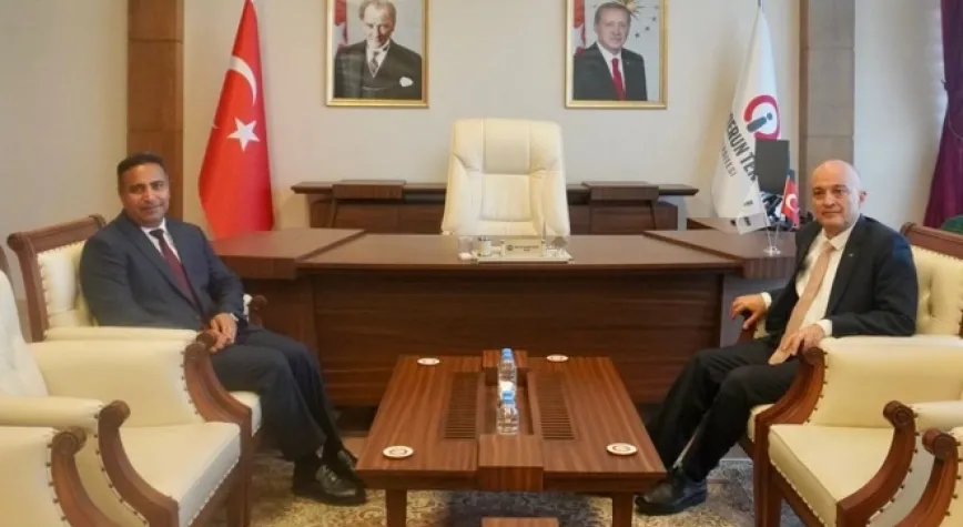 Ayhan Akın, İste Rektörü Prof.Dr. Duruel’i Ziyaret Etti