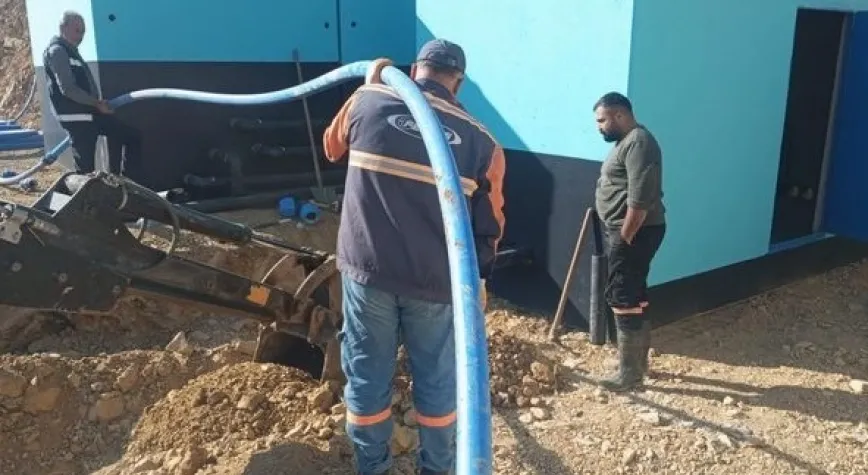 BADEMLİ KÖYÜ SUYA KAVUŞUYOR