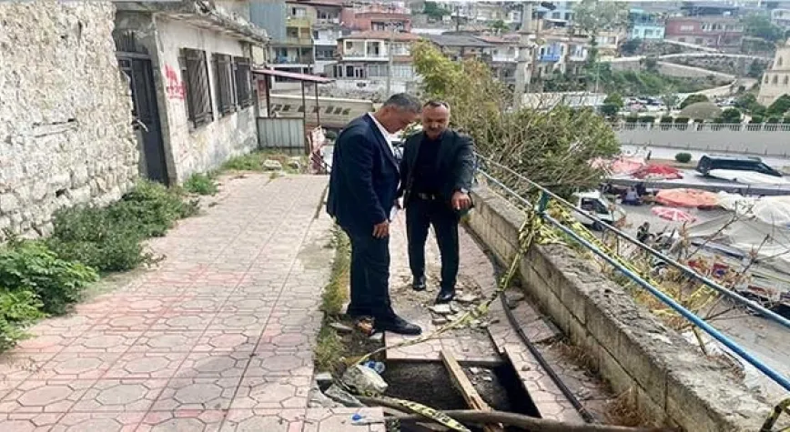 BAĞLI YOLUNA TAŞ DÖŞENİYOR