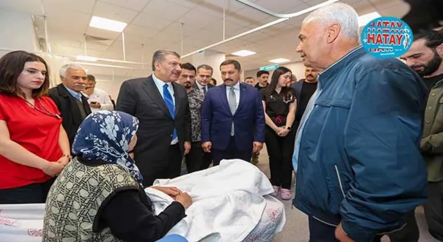BAKAN KOCA’DAN HASTANE ZİYARETİ