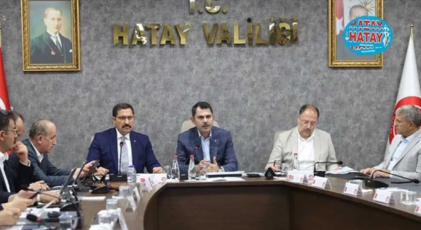 Bakan Kurum Hatay'a geldi