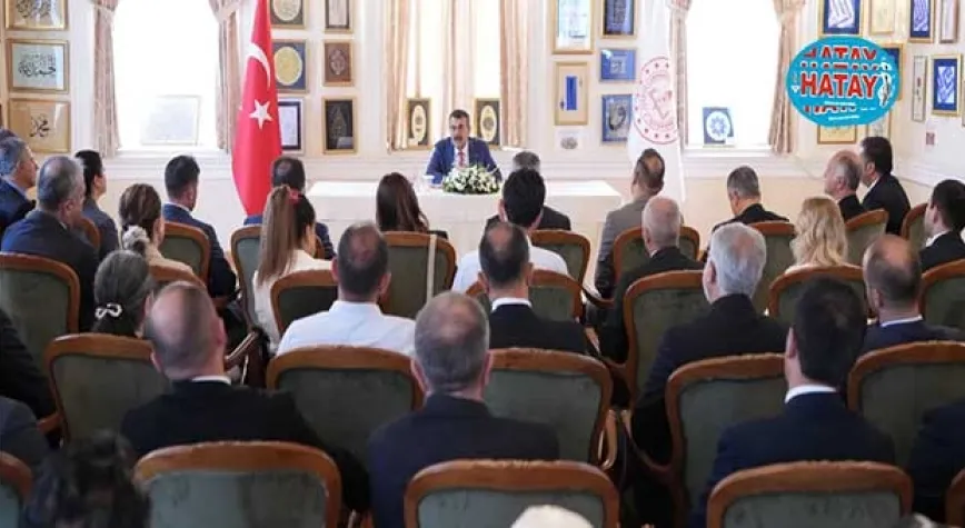 BAKAN TEKİN, OKUL MÜDÜRLERİ İLE BULUŞTU