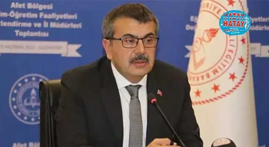 Bakan Tekin sürecin tamamlandığını duyurdu