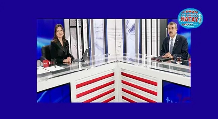 BAKAN TEKİN, tv100 CANLI YAYININDA EĞİTİM GÜNDEMİNİ DEĞERLENDİRDİ