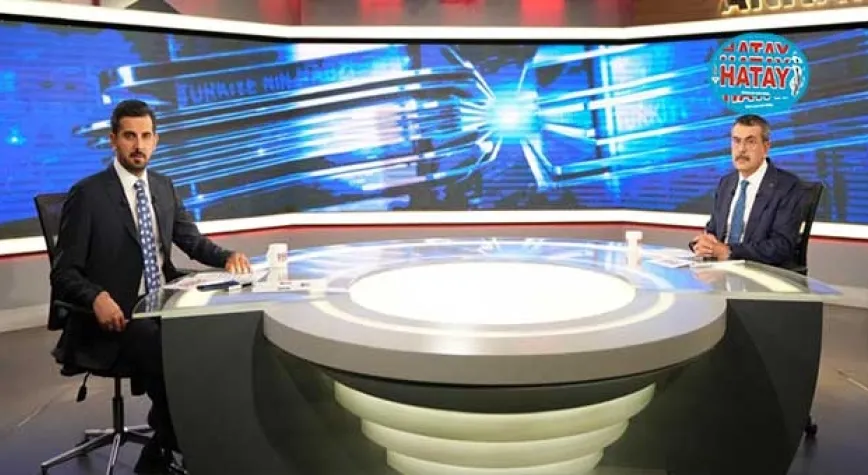 BAKAN YUSUF TEKİN, HABERTÜRK CANLI YAYININDA EĞİTİM GÜNDEMİNİ DEĞERLENDİRDİ