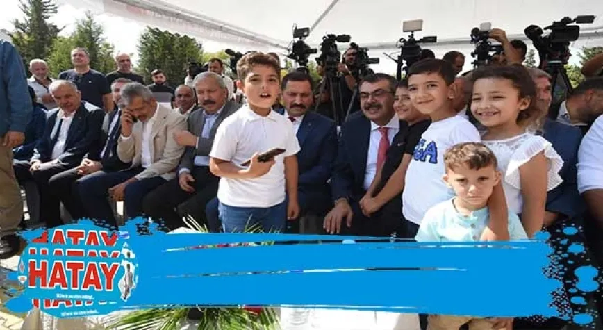 Bakan Yusuf Tekin Hatay'da