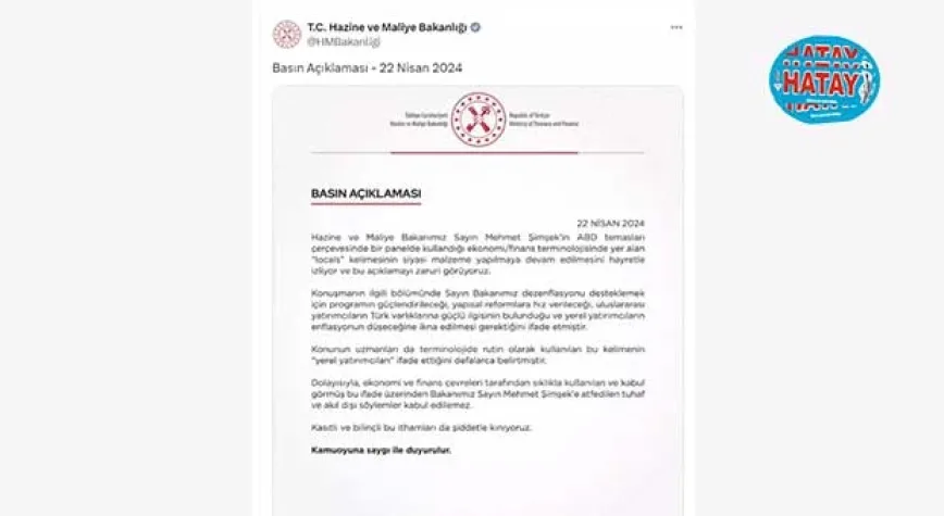 Bakanlıktan locals açıklaması: Yerel yatırımcıları ifade ediyor