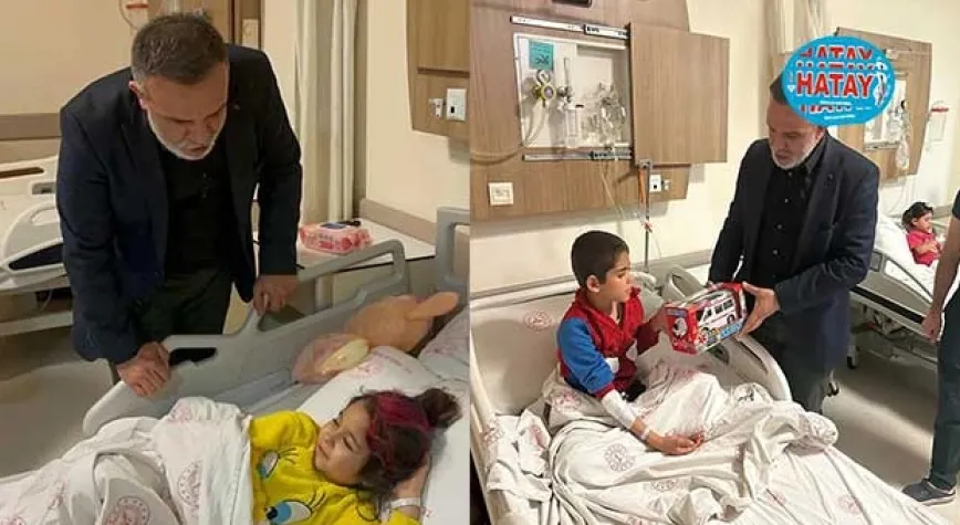 BARÇIN’DAN ÇOCUK HASTALARA ZİYARET