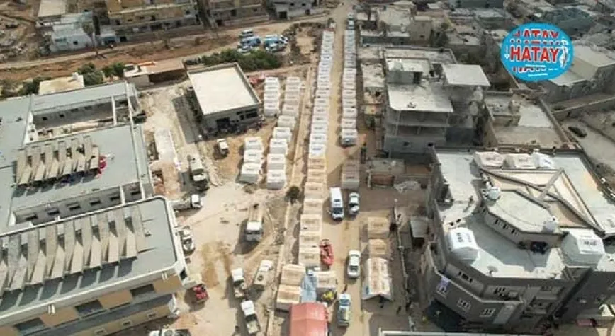 Barınma çadırları ve sahra hastanesi kuruldu