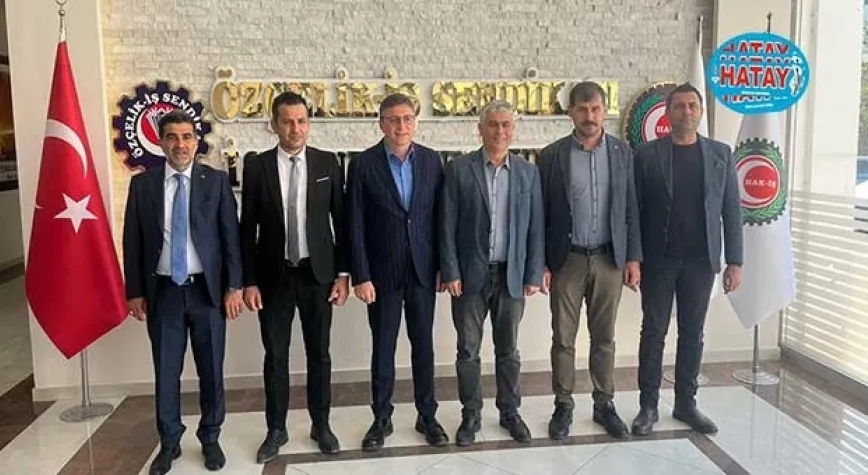 BAŞKAN ADAYI MEHMET DÖNMEZ'DEN ÖZÇELİK-İŞ SENDİKASINA ZİYARET