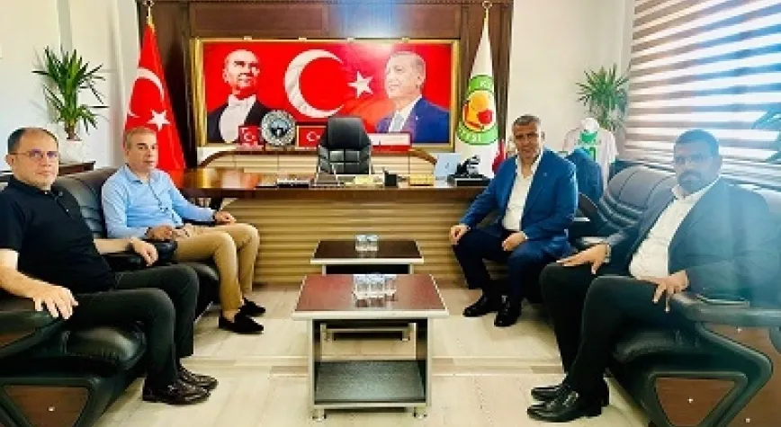 BAŞKAN ALTAN, BAŞKAN ÇELİK’İ ZİYARET ETTİ