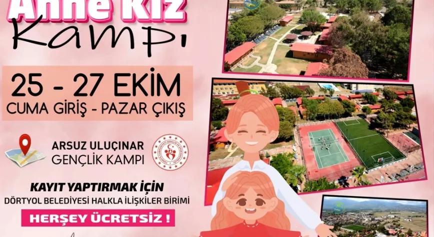 BAŞKAN AMAÇ ANNE VE KIZLARINI KAMPA DAVET ETTİ
