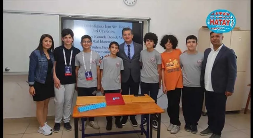 BAŞKAN AMAÇ ÖĞRENCİLERİ TEBRİK ETTİ