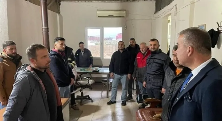 BAŞKAN ÇELİK PERSONELİ İLE BİR ARAYA GELDİ