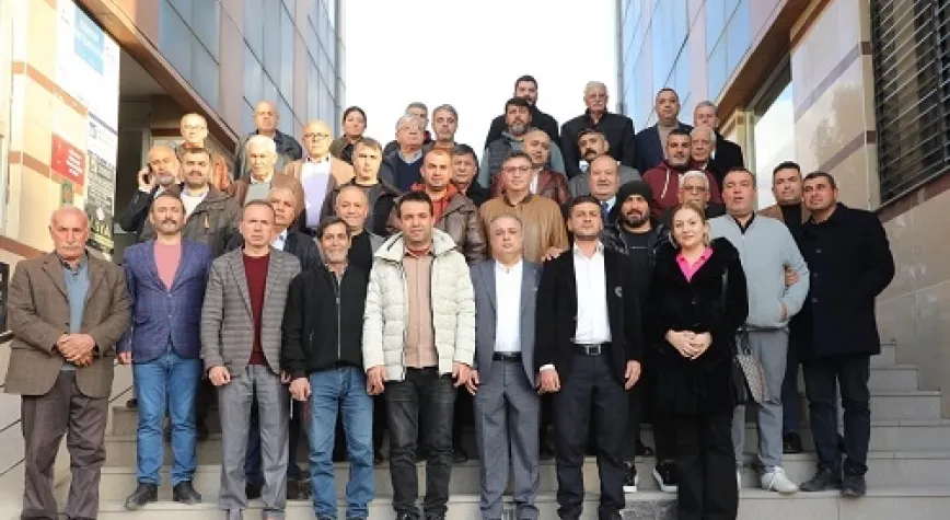 BAŞKAN DÖNMEZ MUHTARLARA TEŞEKKÜR ETTİ