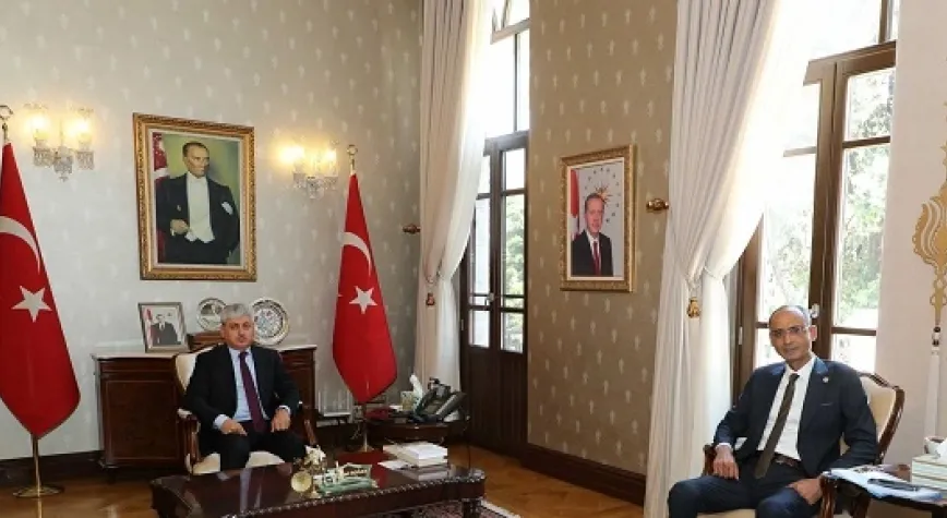 Başkan Güzel’i Makamında Kabul Etti