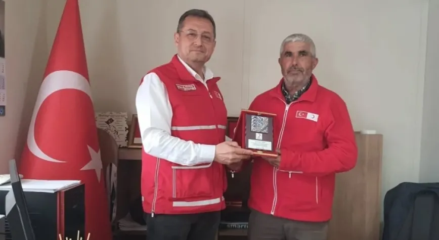 Başkan Kimyonoğlundan Gönüllü Destekçiye Teşekkür