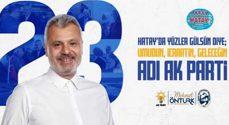 BAŞKAN ÖNTÜRK AK PARTİ’NİN 23. YIL DÖNÜMÜNÜ KUTLADI