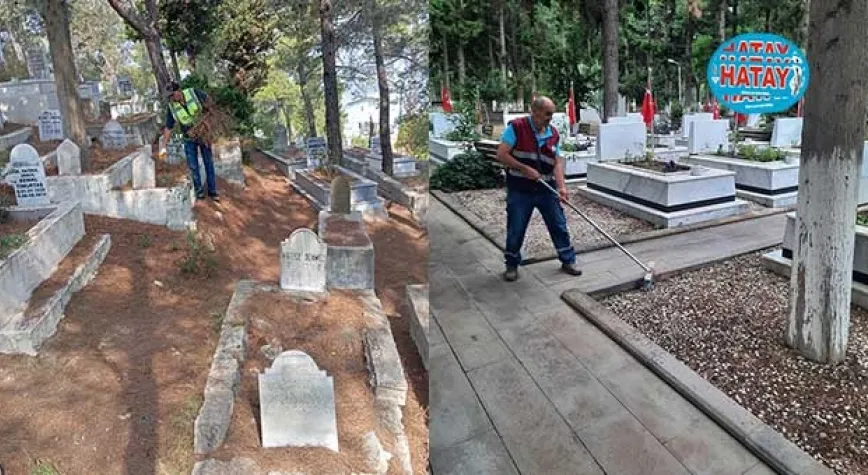 BAŞKAN ÖNTÜRK’ÜN MEZARLIK HASSASİYETİ