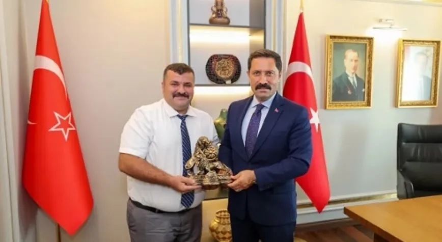 Başkan Sağlam'dan Vali Masatlı'ya Nezaket Ziyareti