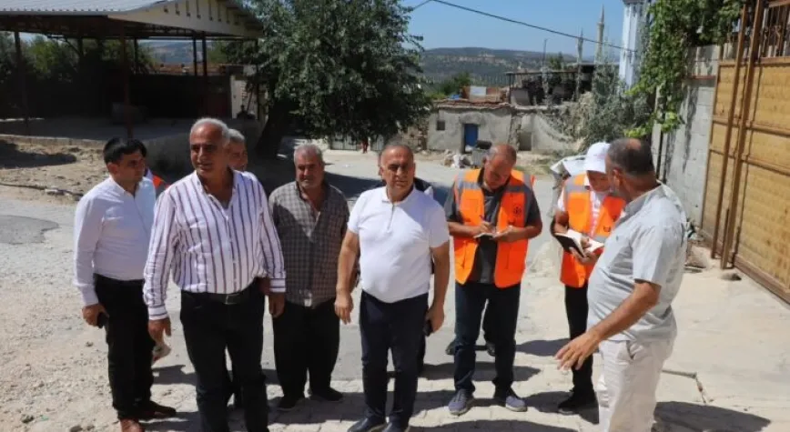 Başkan Sarı, Altınözü’nü Karış Karış Geziyor