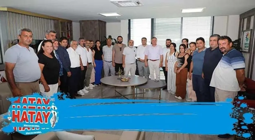 BAŞKAN SAVAŞ MESAFİRLERİNİ AĞIRLADI