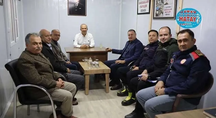 BAŞKAN SAVAŞ’TAN İSKENDERUN’DA ZİYARETLER