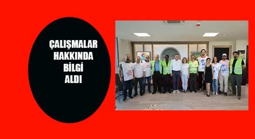 BAŞKAN TABİPLERİ AĞIRLADI