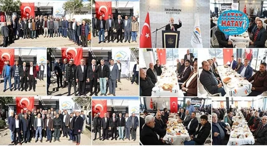 BAŞKAN TOSYALI HATAYLI MUHTARLAR İLE BİR ARAYA GELDİ