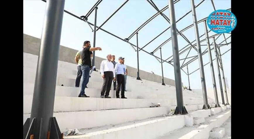 BAŞKAN TOSYALI STAD'TA İNCLEME YAPTI