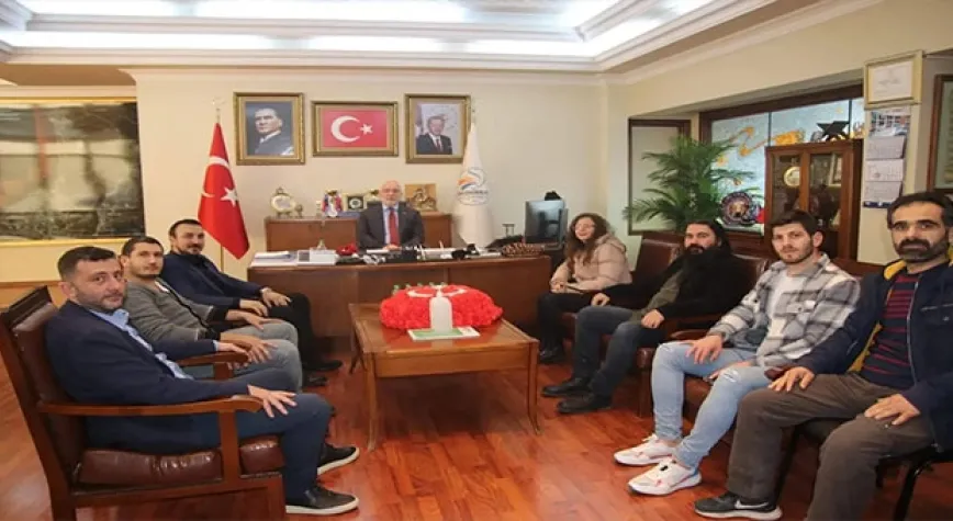 BAŞKAN TOSYALI'YA ZİYARET